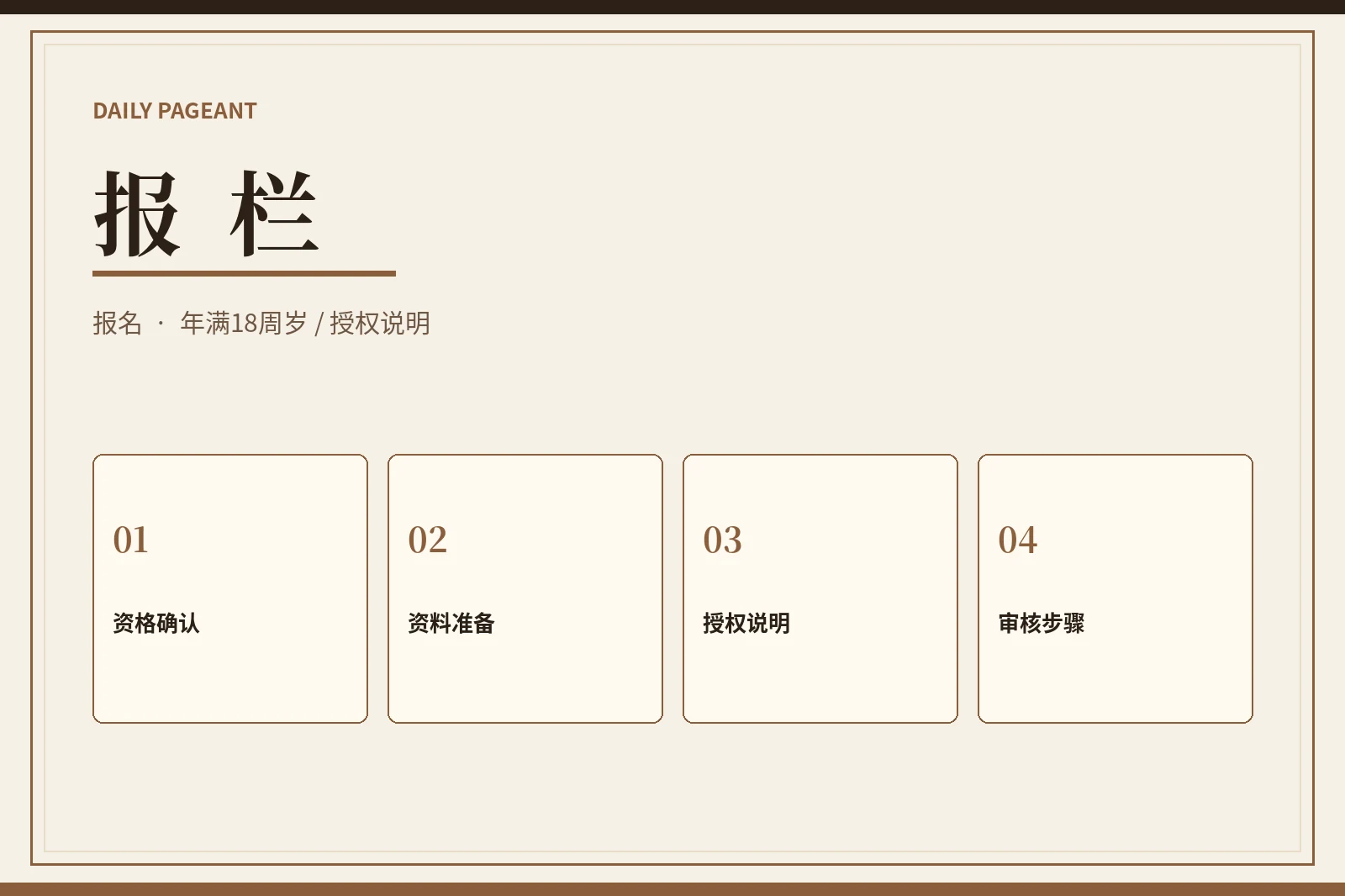 报栏内容视觉