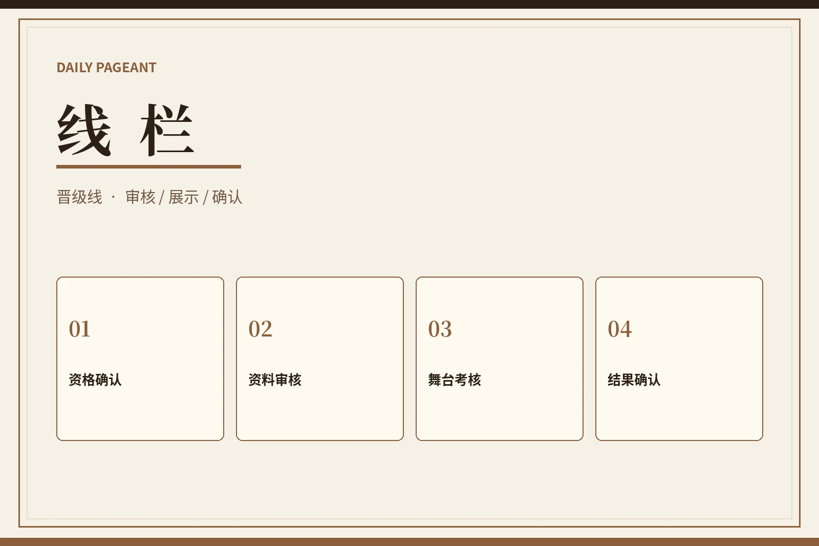 线栏内容视觉